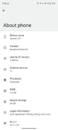 Realmi c31